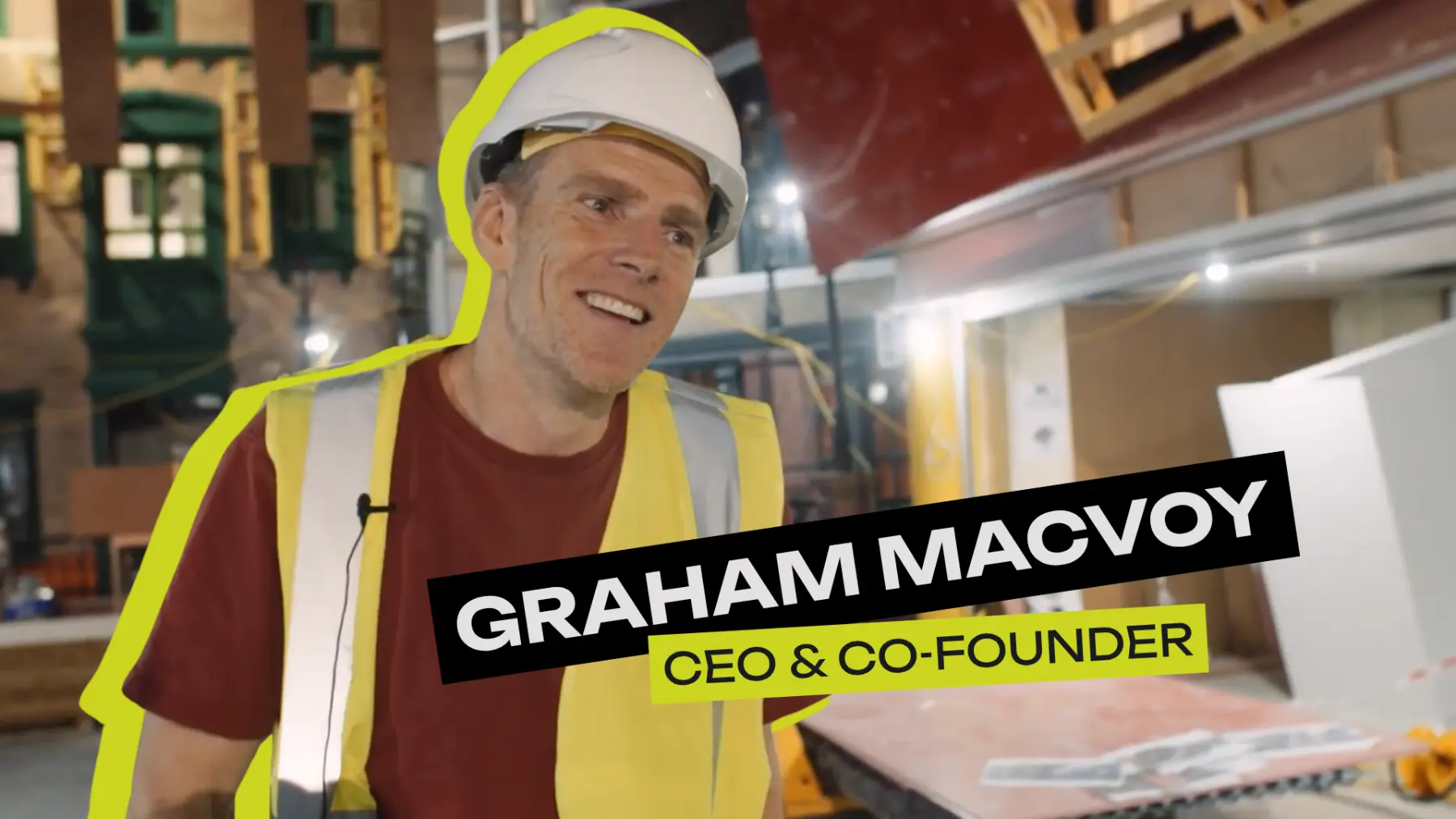 Wake The Tiger Co-Founder and CEO Graham MacVoy on-site at the new London park