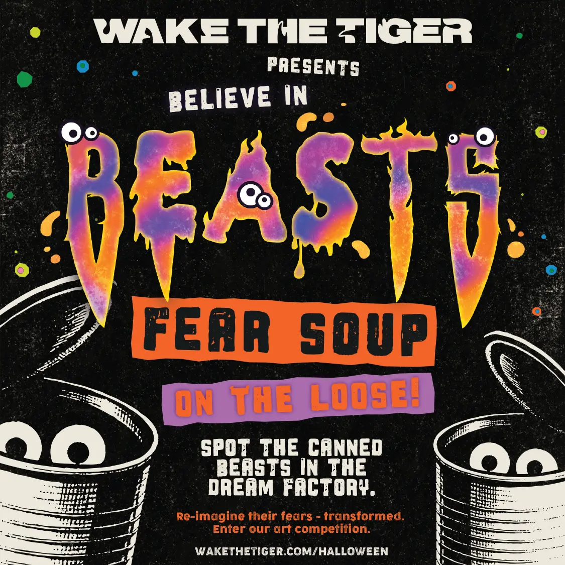 Fear Soup Halloween promotional artwork for Wake The Tiger