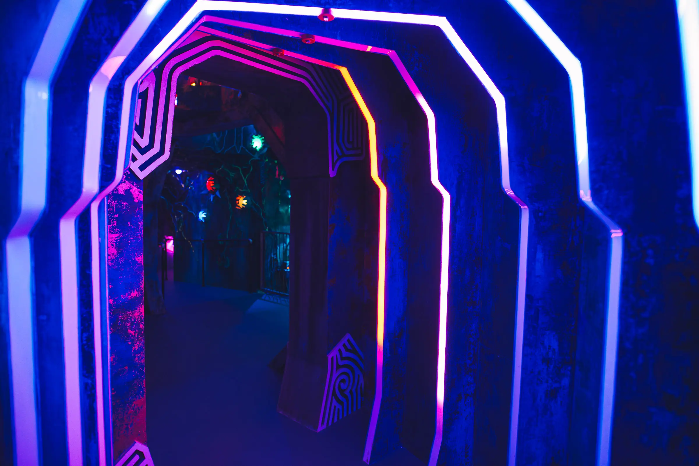 Wake The Tiger colorful tunnel.