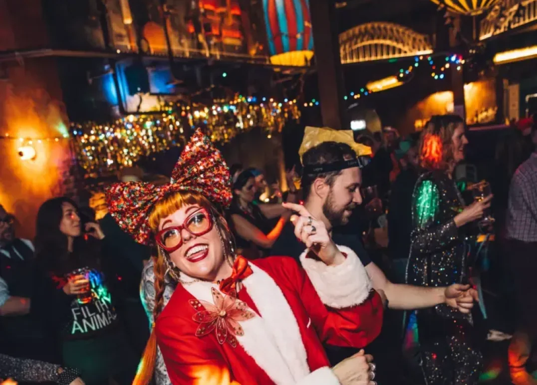 Festive party with colourful costumes at Wake The Tiger