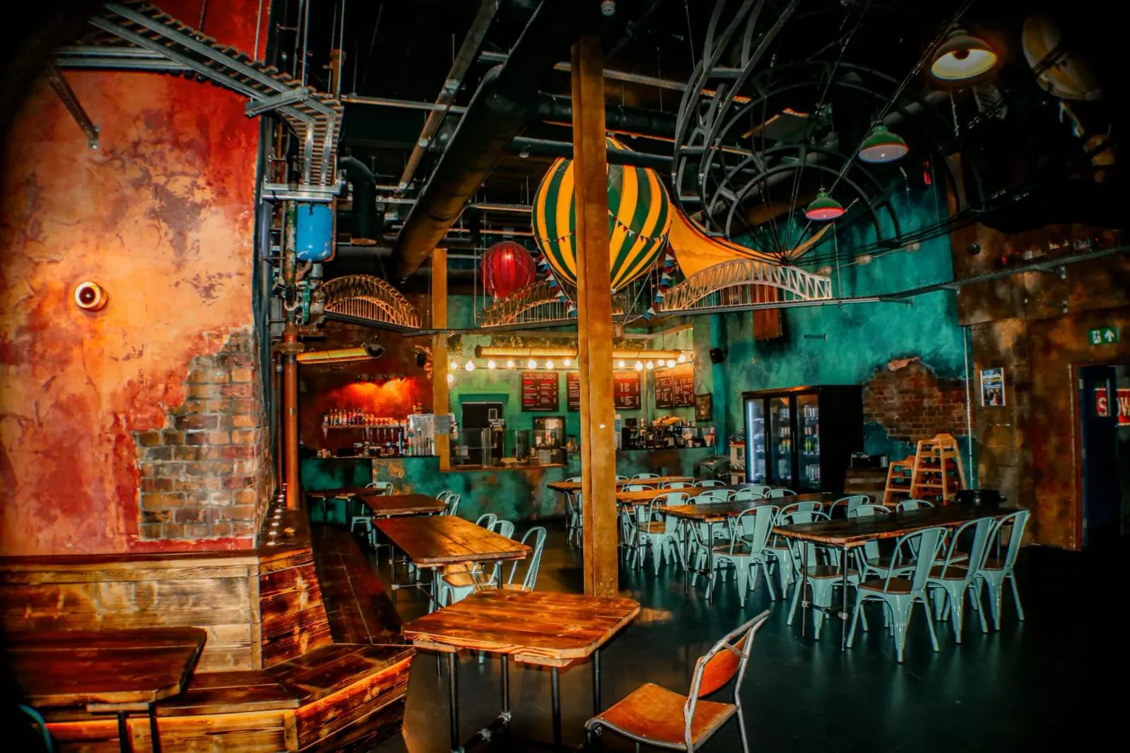 Junktion café and bar inside Wake The Tiger
