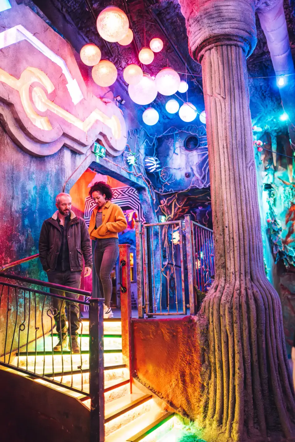 Colourful nerd-themed installation at Wake The Tiger