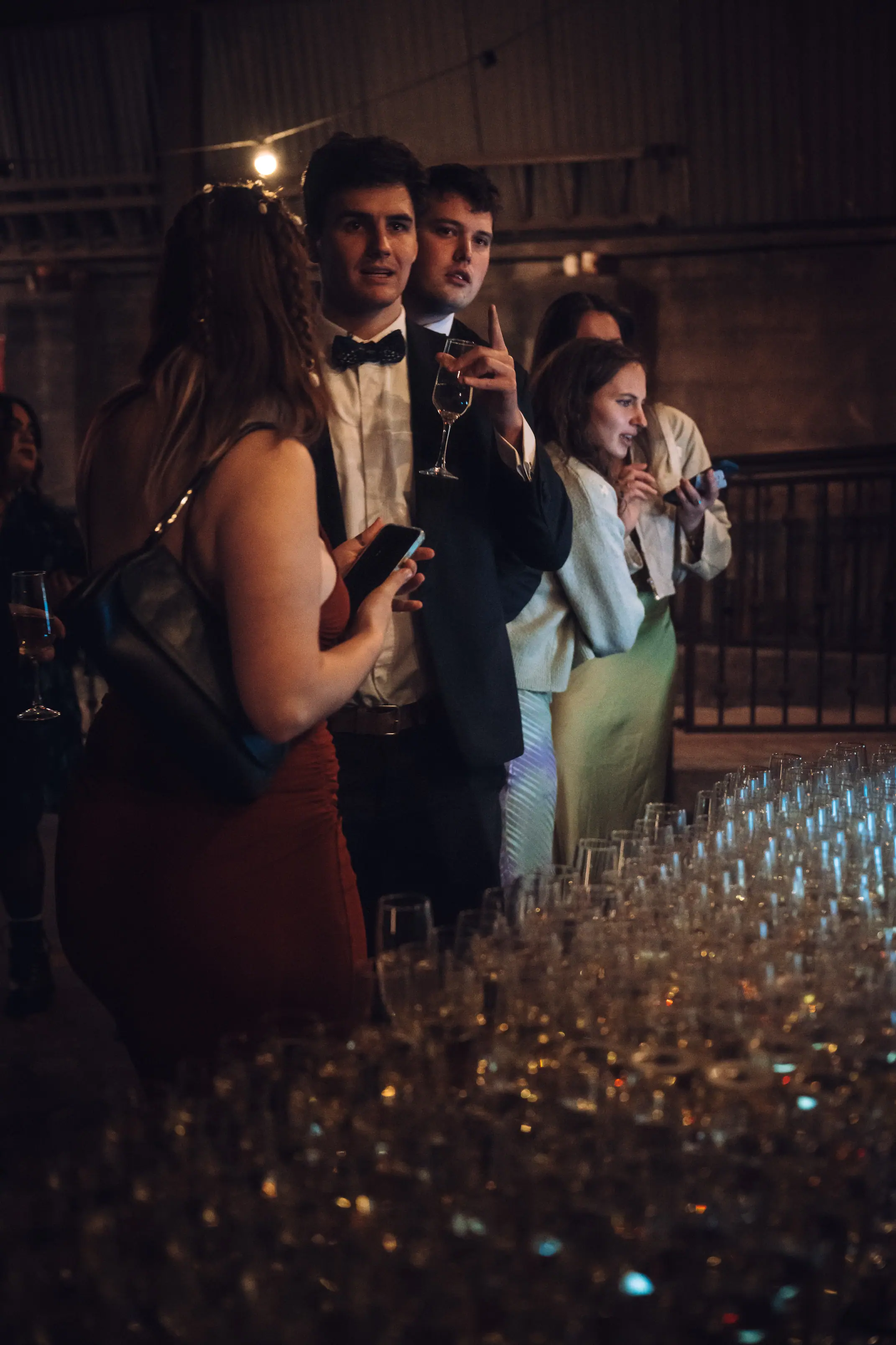University social gala guests being welcomed at Wake The Tiger