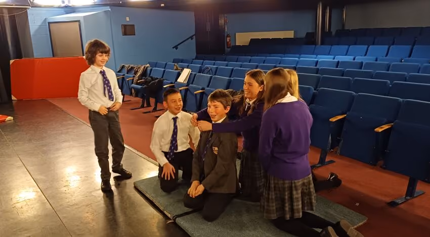 Kingsley Devon students explore the world of Platform Theatre with Box House Theatre Company