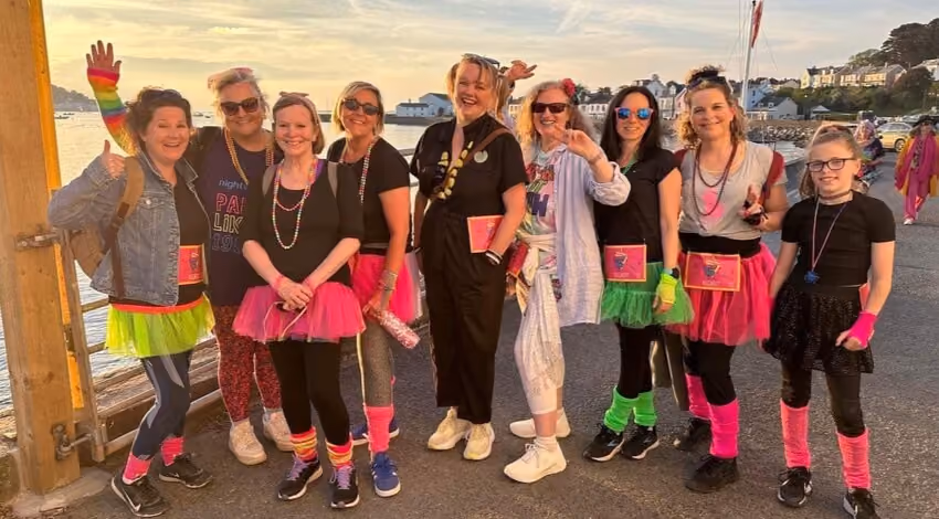 Kingsley Take on the Nightwalk for North Devon Hospice