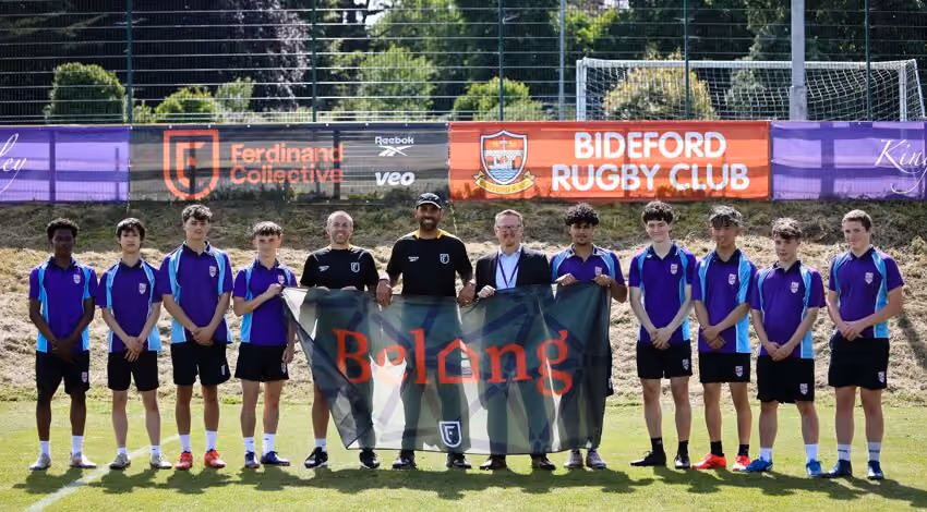 Anton Ferdinand Inspires North Devon Youth During Visit to Kingsley School