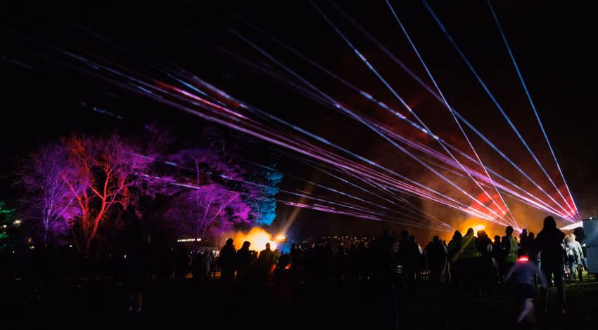 Kingsley Reimagines Bonfire Night with a Stunning Modern Laser Show