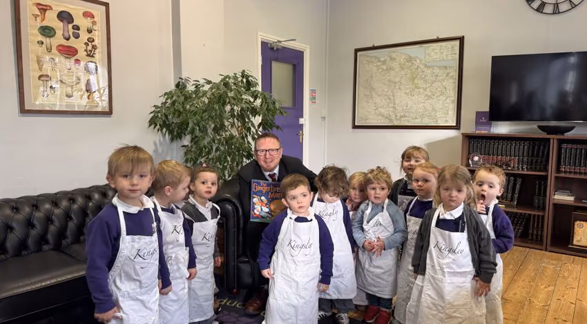 The Great Nursery Gingerbread Man Hunt at Kingsley!