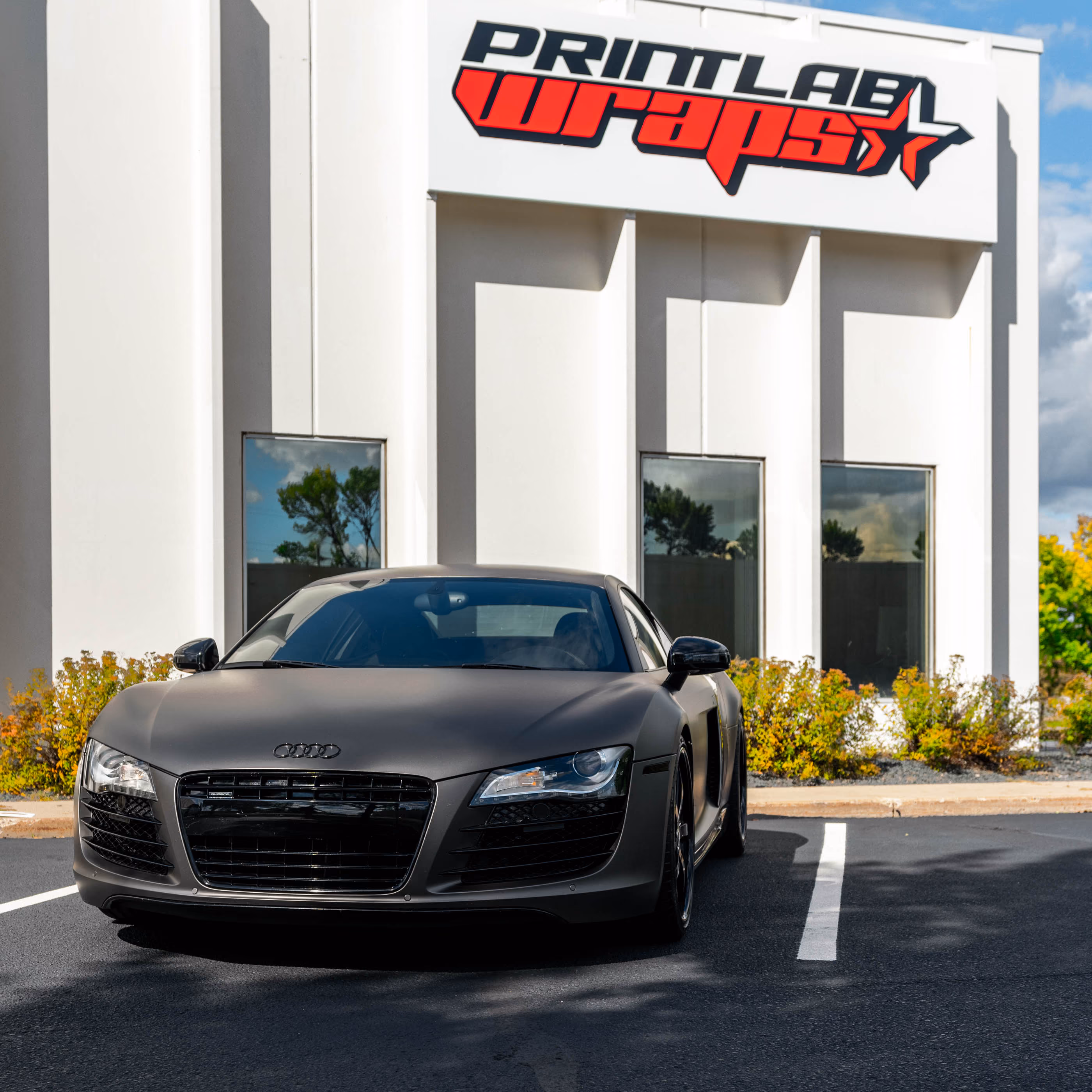 Audi R8 wrap detail by Print Lab Wraps