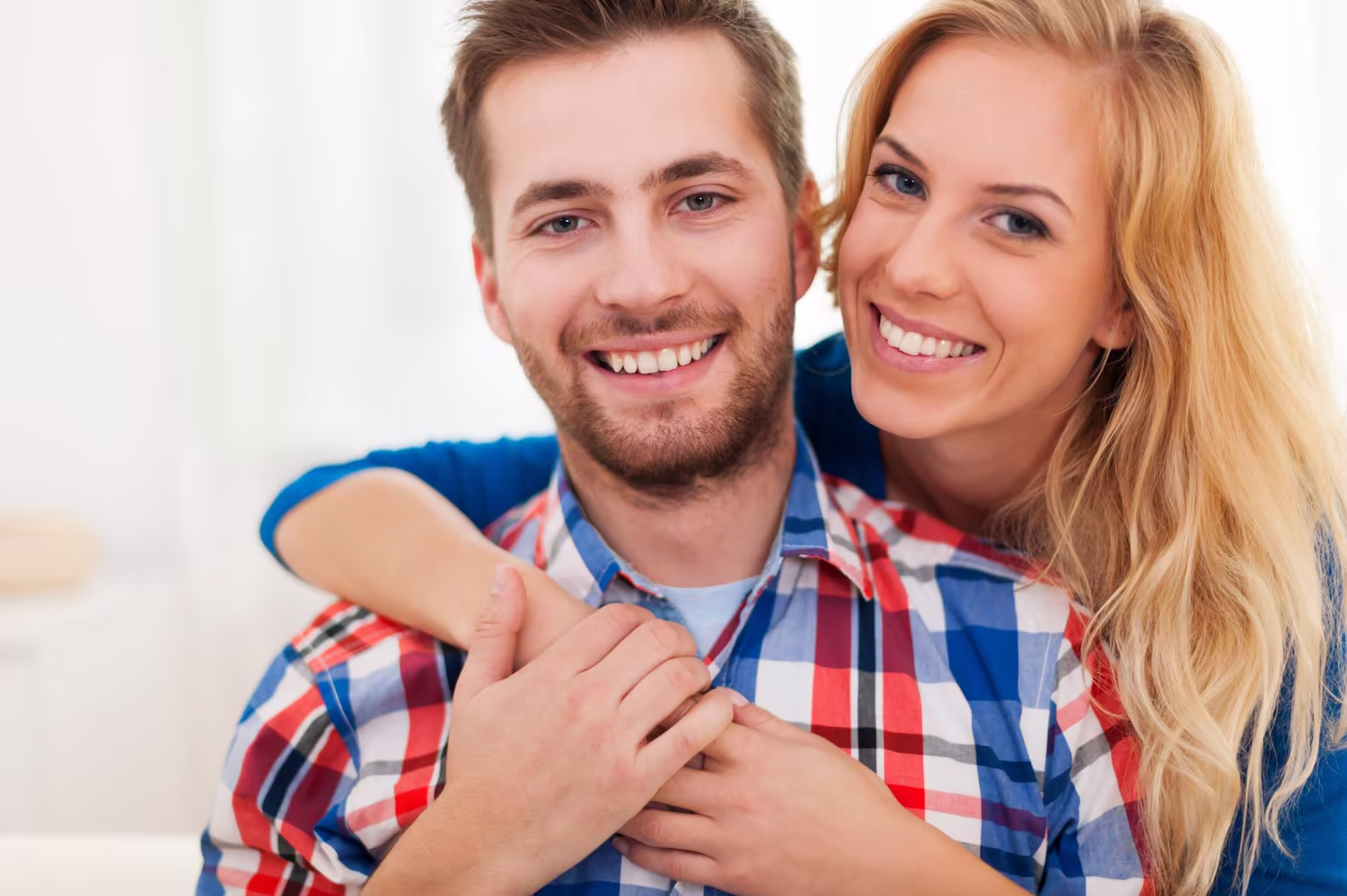 Smiling couple