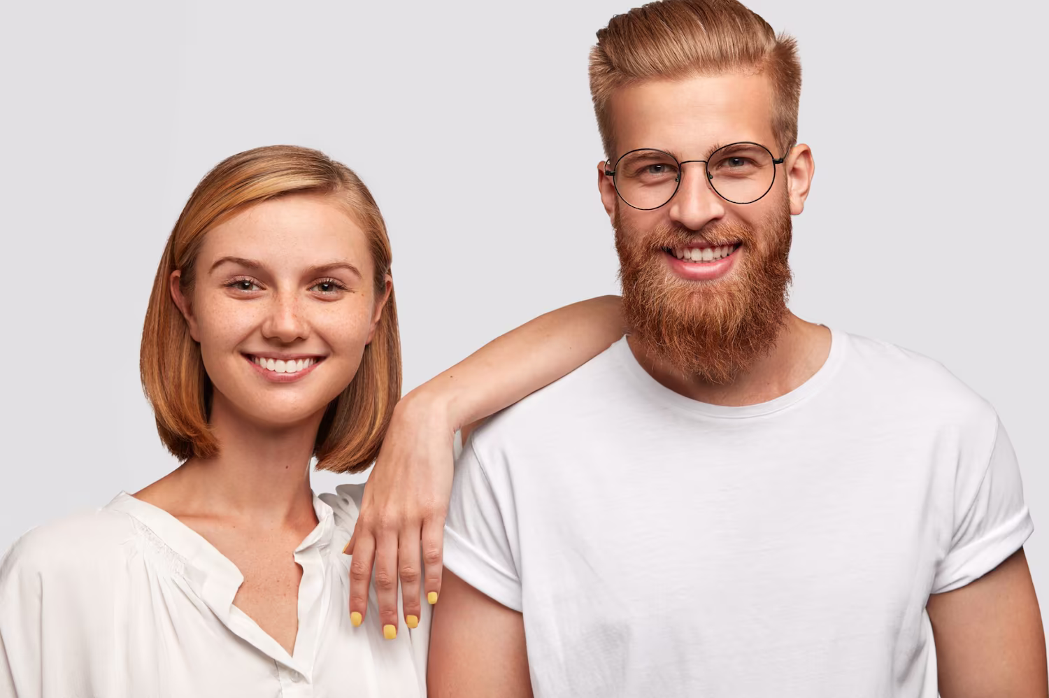 Smiling couple