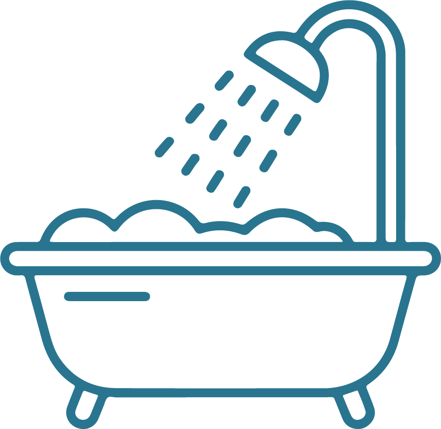 Icon of bathroom with shower
