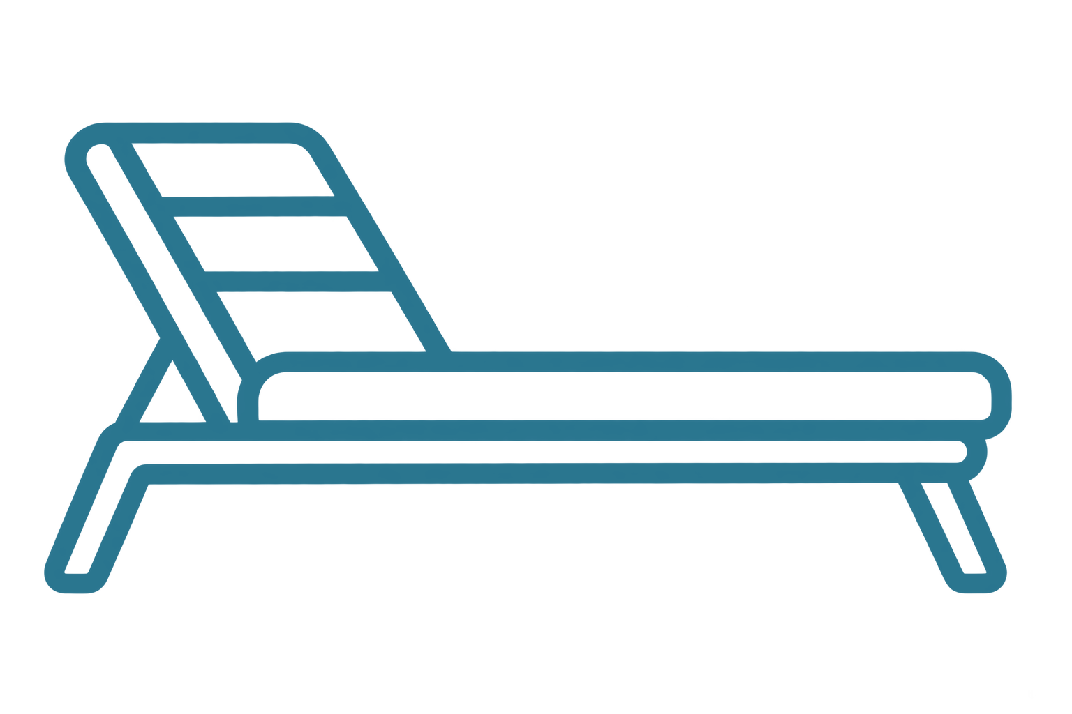 Icon of bed with linen