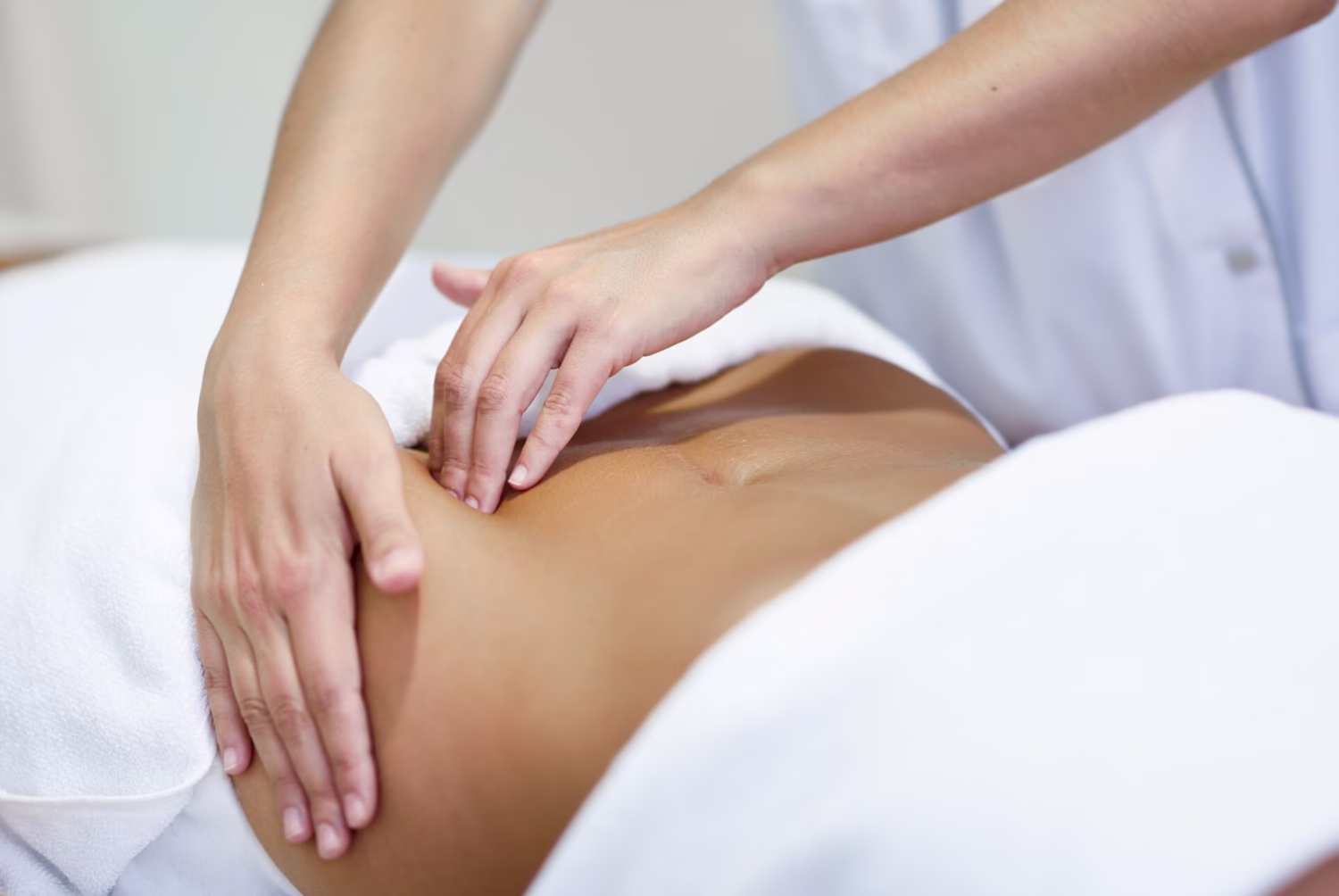 Post-op lymphatic drainage massage