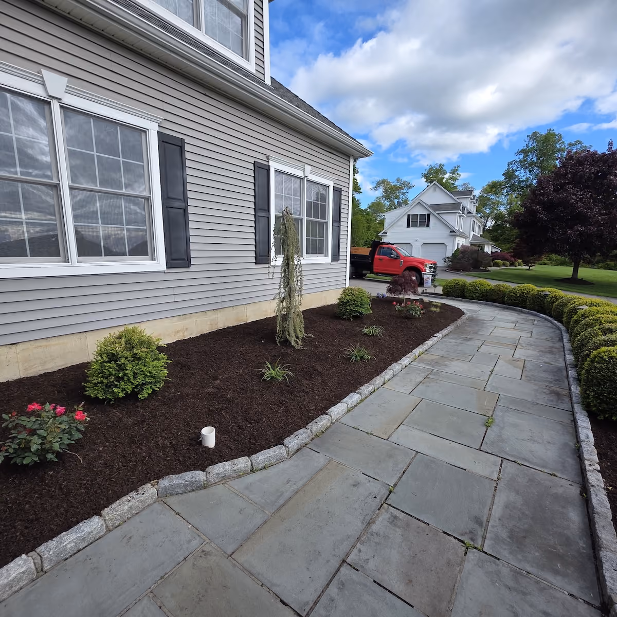 Landscape renovation by Classic Outdoors in Litchfield County, Connecticut