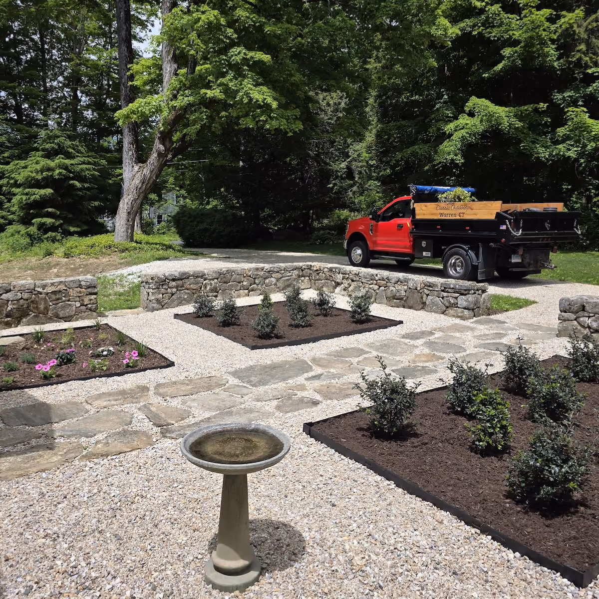 Request a free quote for landscaping and hardscaping from Classic Outdoors in Connecticut.