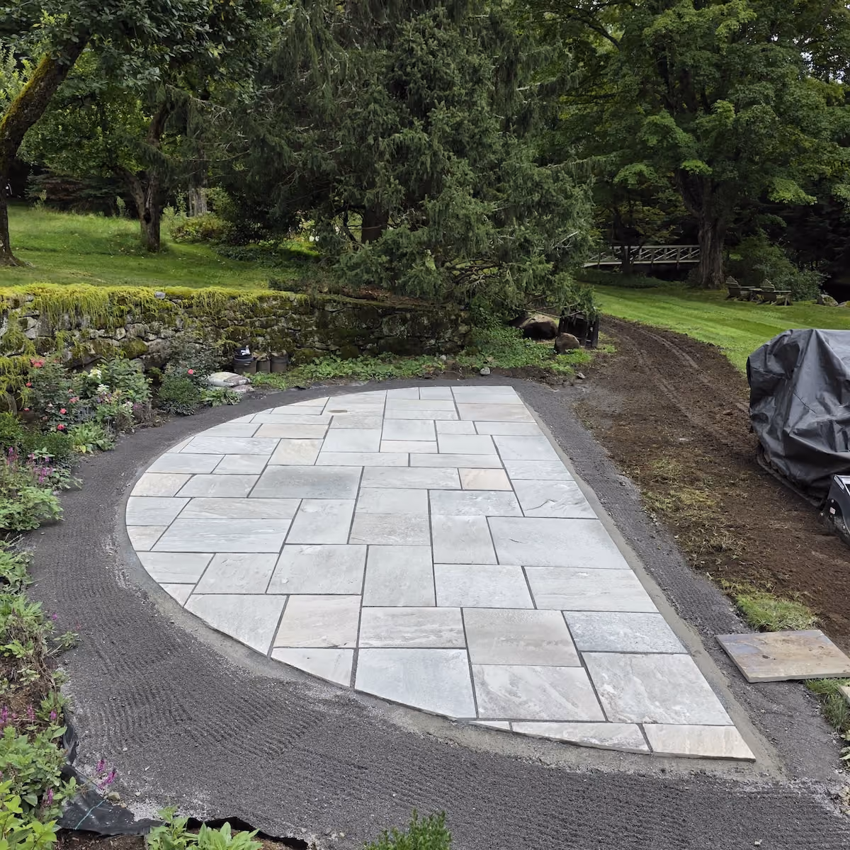 Professional paver walkways and hardscaping in Connecticut.