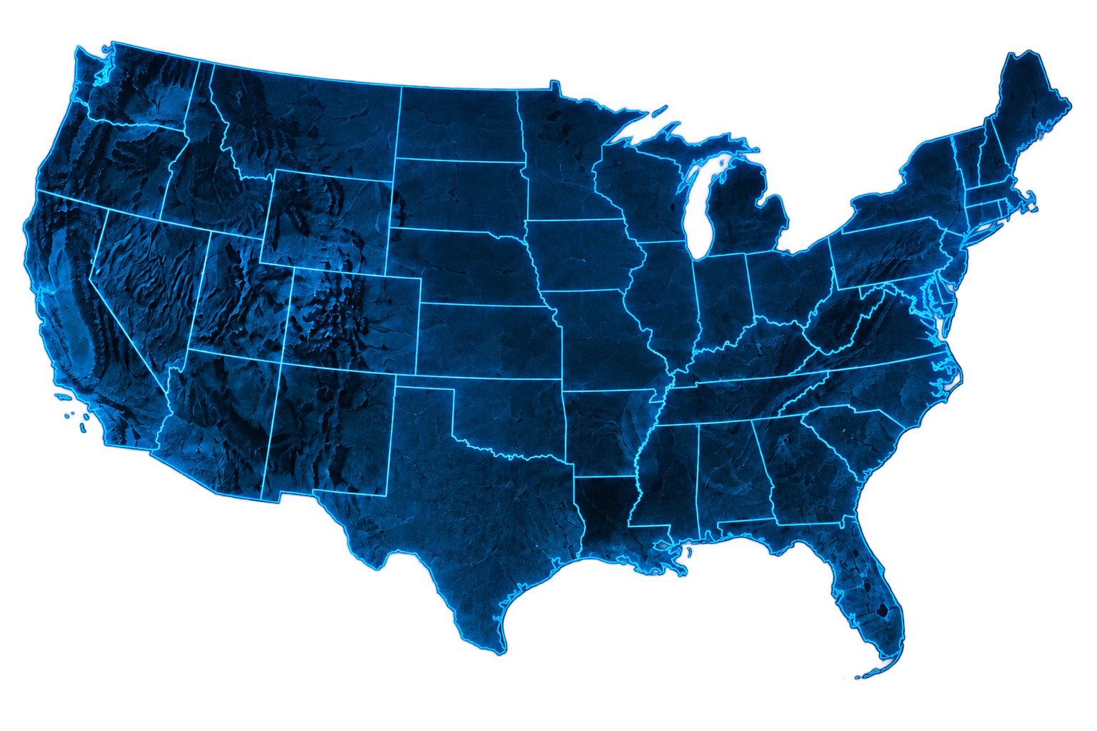 USA Coverage Map