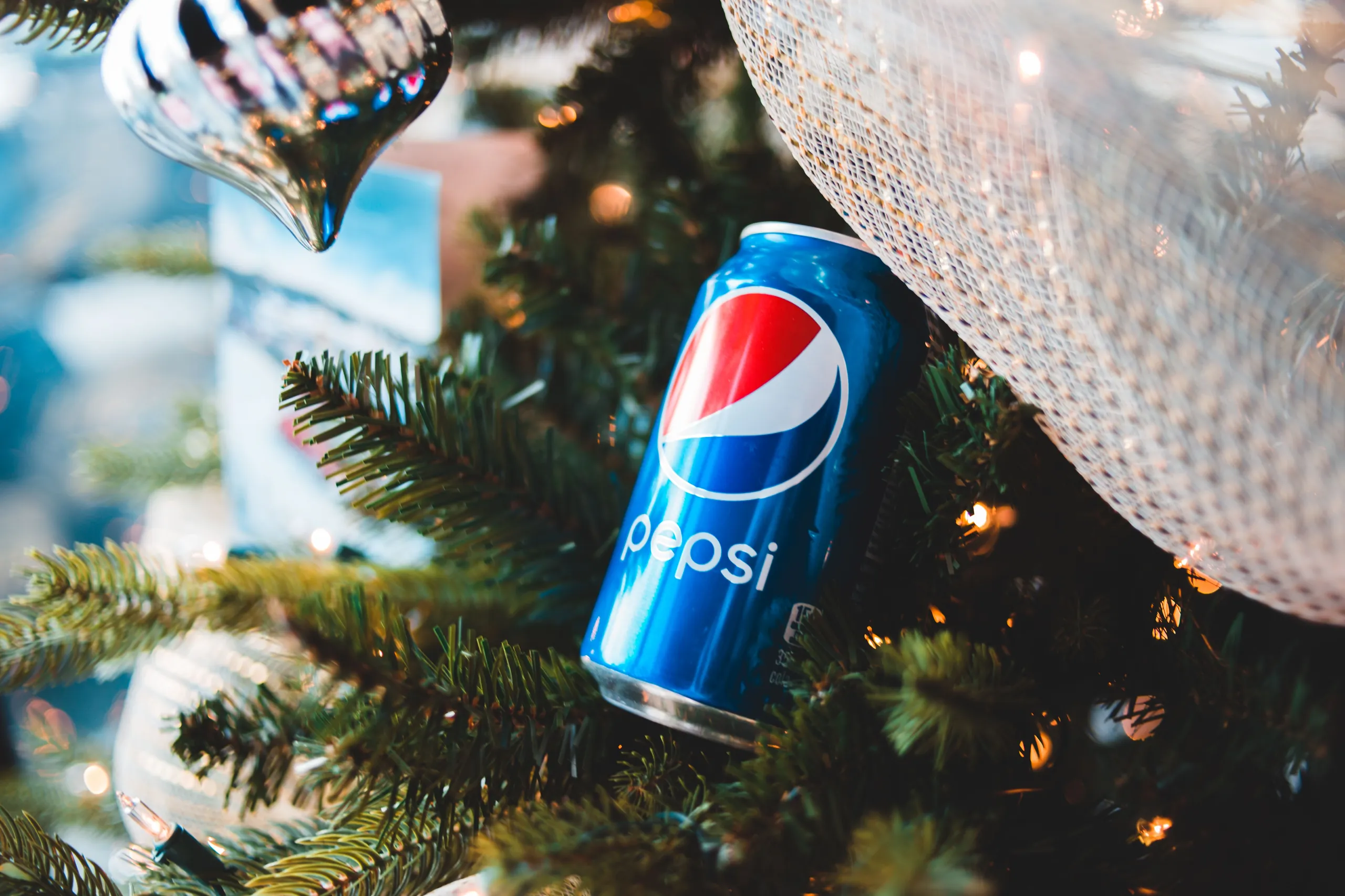 Pepsi can Christmas campaign.