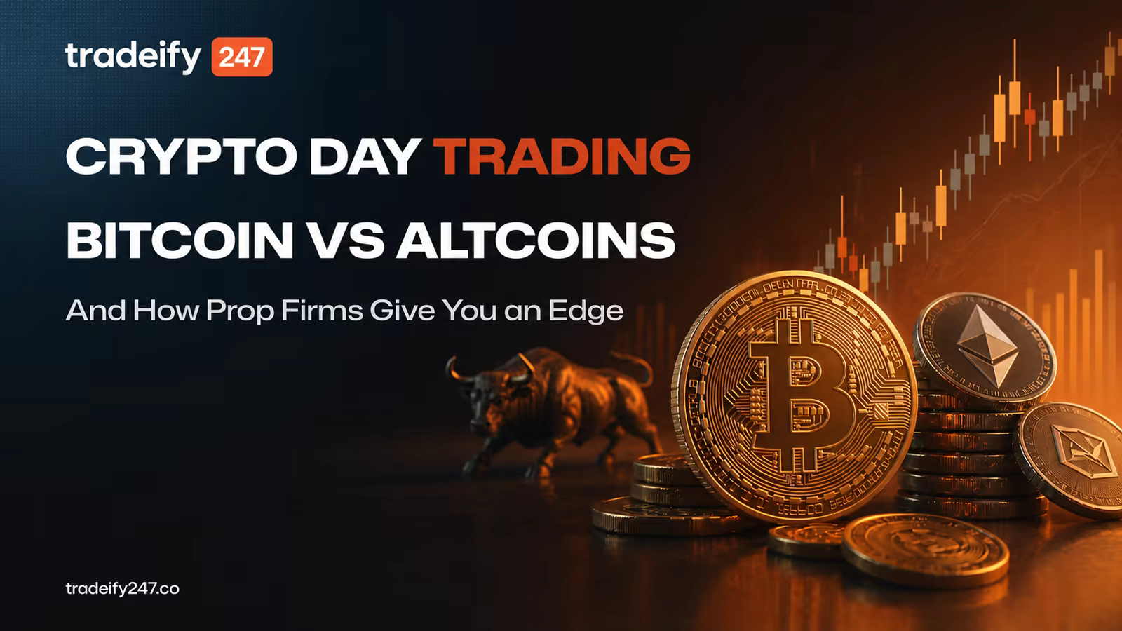 Crypto Day Trading Bitcoin vs Altcoins and How Prop Firms Give You an Edge