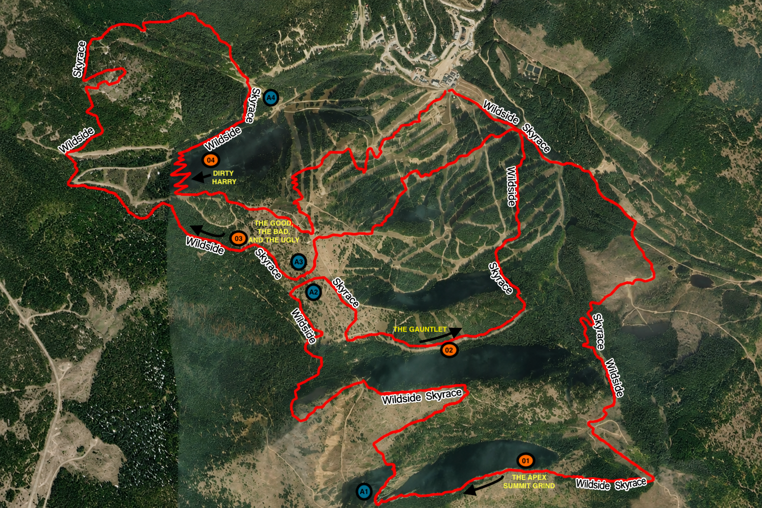 Skyrace 28 map