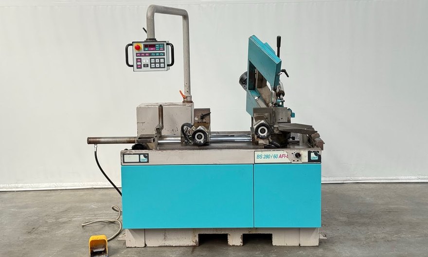 BS 280/60 AFI-E automata hidraulikus szalagfűrészgép