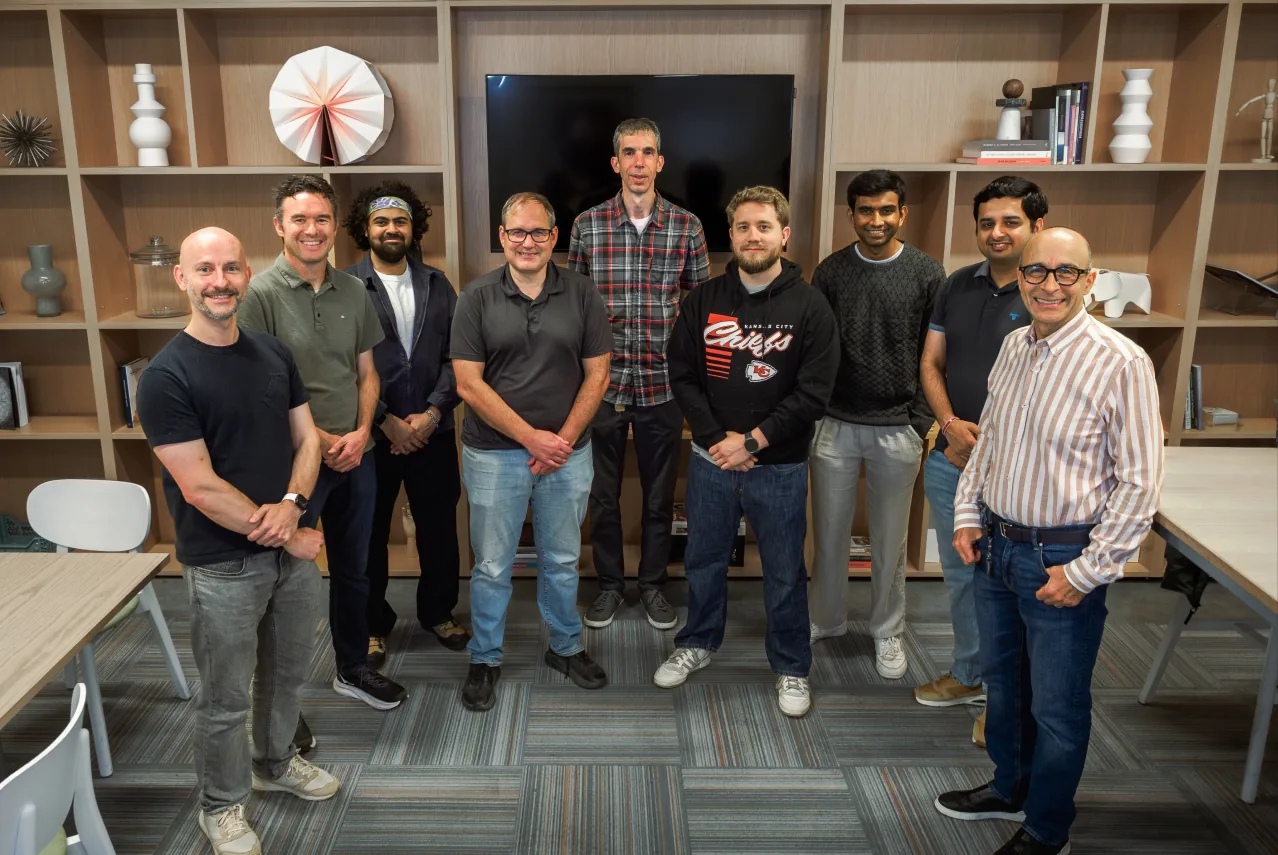The Northstar team standing together in the office