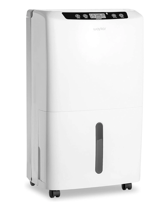 Dehumidifier for home usage covering up to 2000 square feet