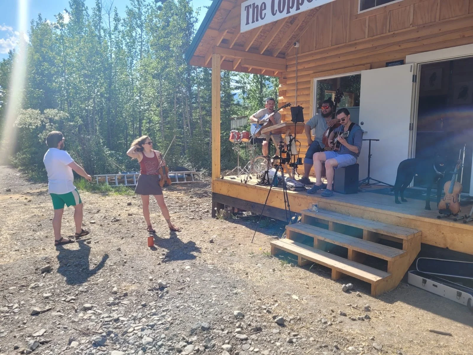 Our first Copper Nugget Music Night featuring Shake City String Band (watch some video of the performance below)
