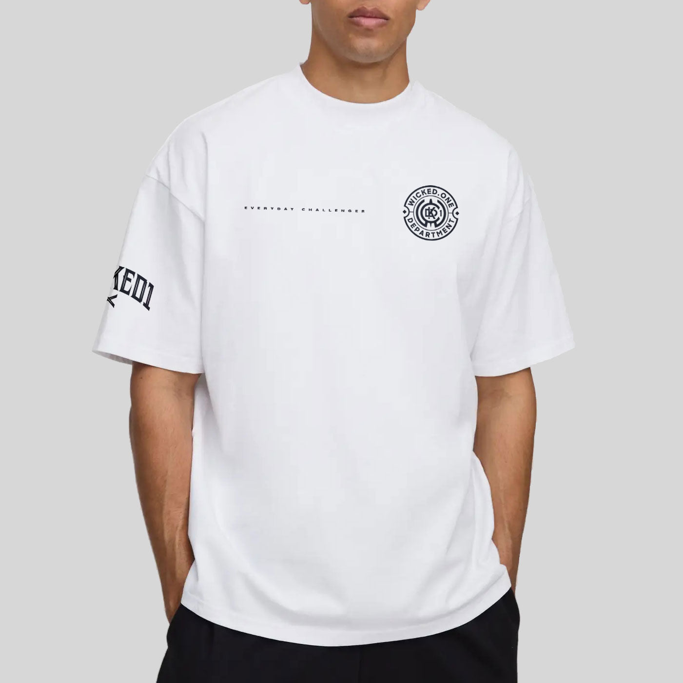 T-shirt oversize Department blanc