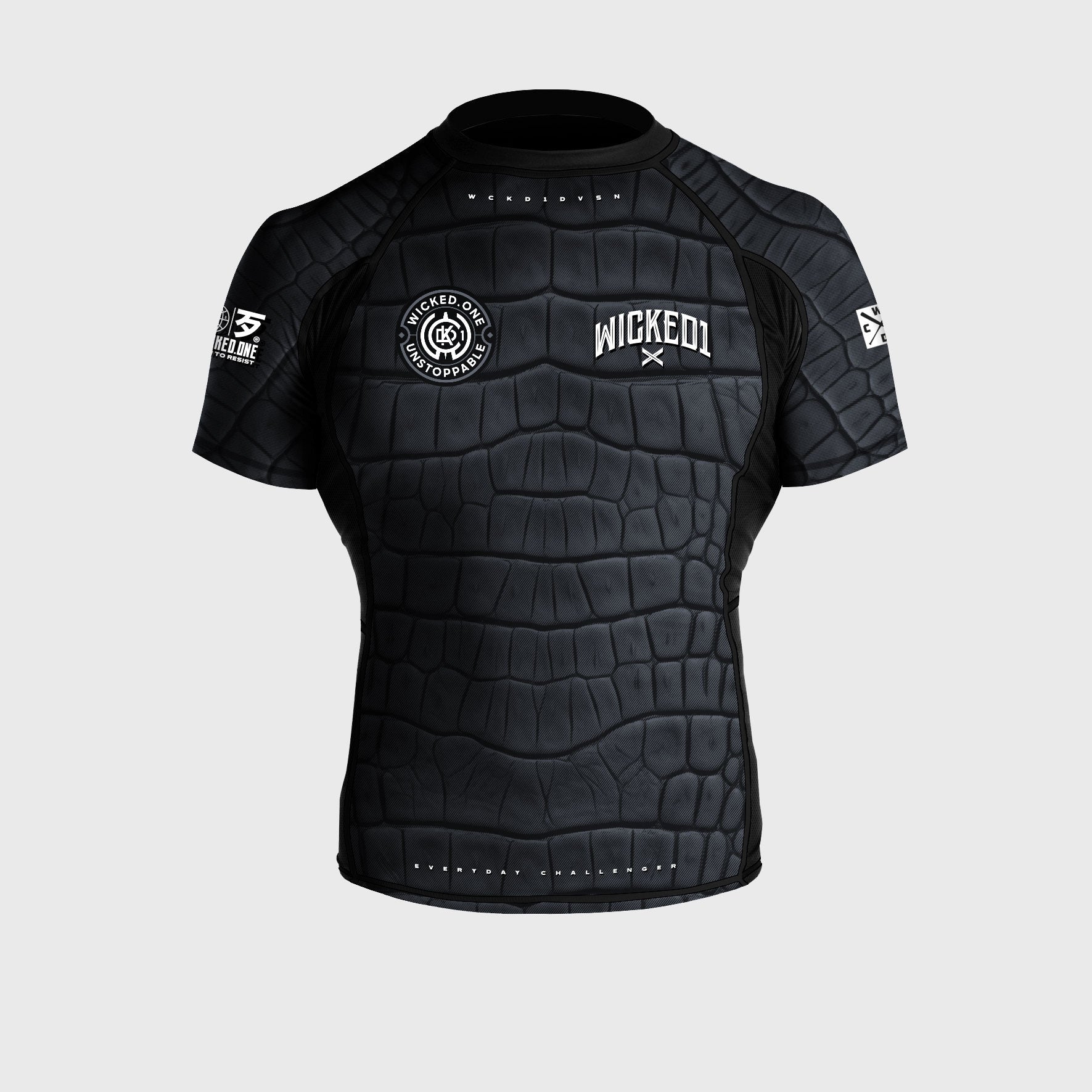 Rashguard Caïman noir/gris