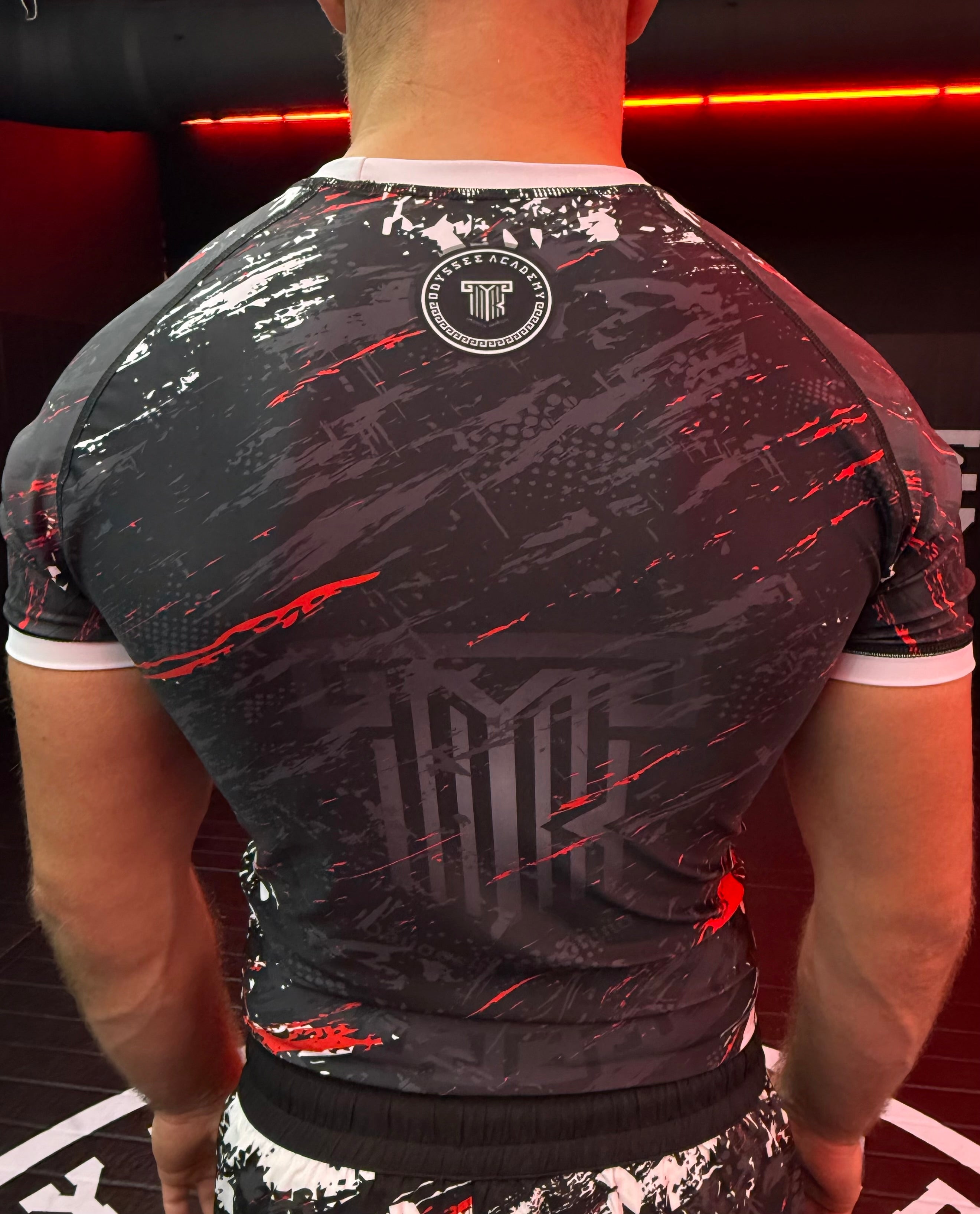 Rashguard manches courtes Odyssée "Bloodstorm"