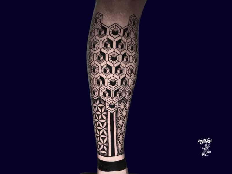 Geometrische Tattoo