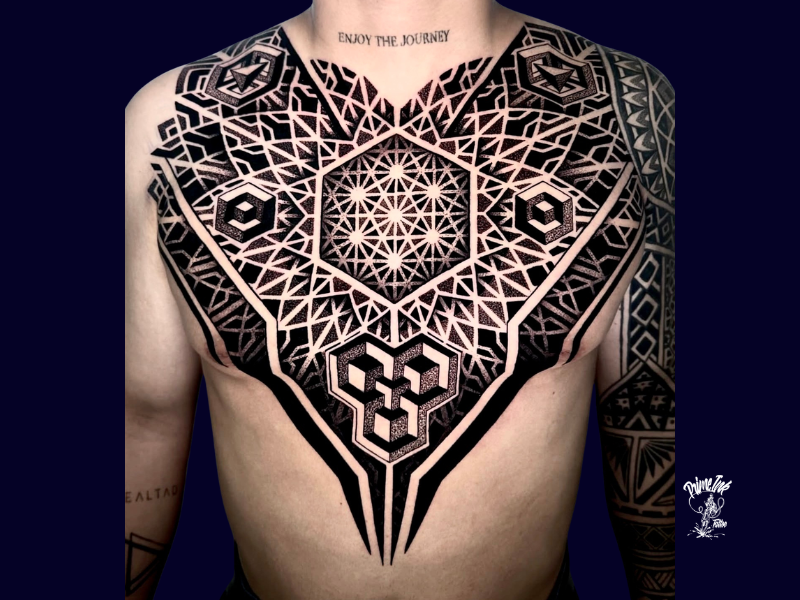 Geometrische Tattoo