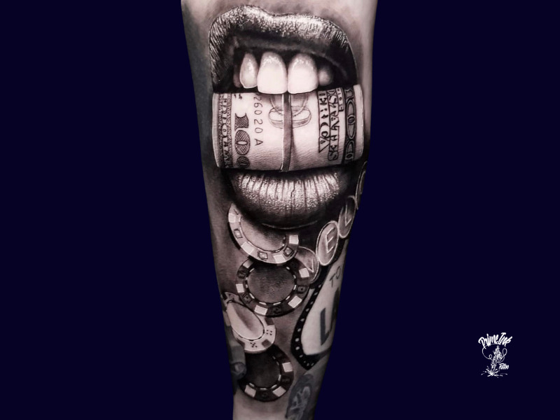 Black and Grey Tattoo