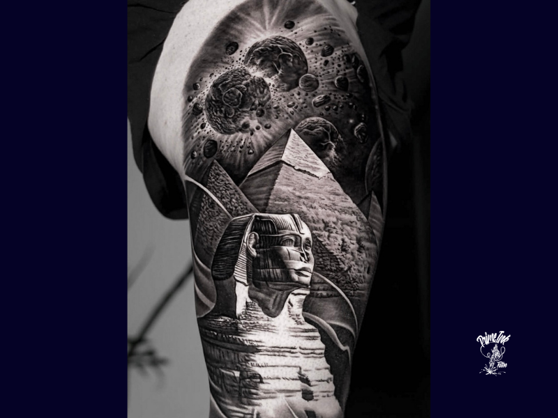 Black and Grey Tattoo