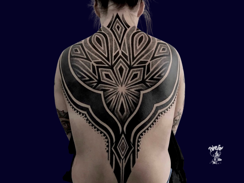 Maori und Mandala Tattoo