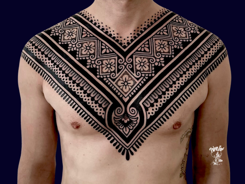 Geometrische Tattoo