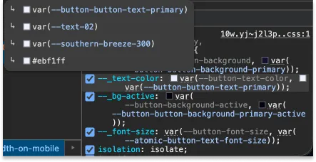 SCANA design system reference screenshot 3 of 3