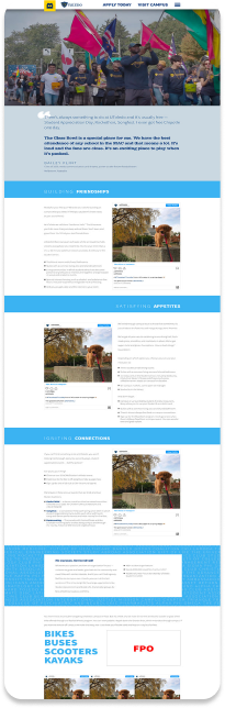 University of Toledo webpage screenshot 4 of 6
