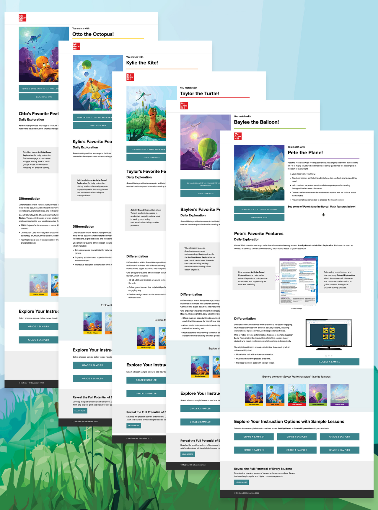 Full page view of the McGraw Hill assessment results experience