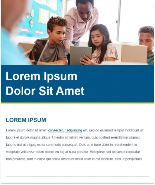 Allied Universal email template example