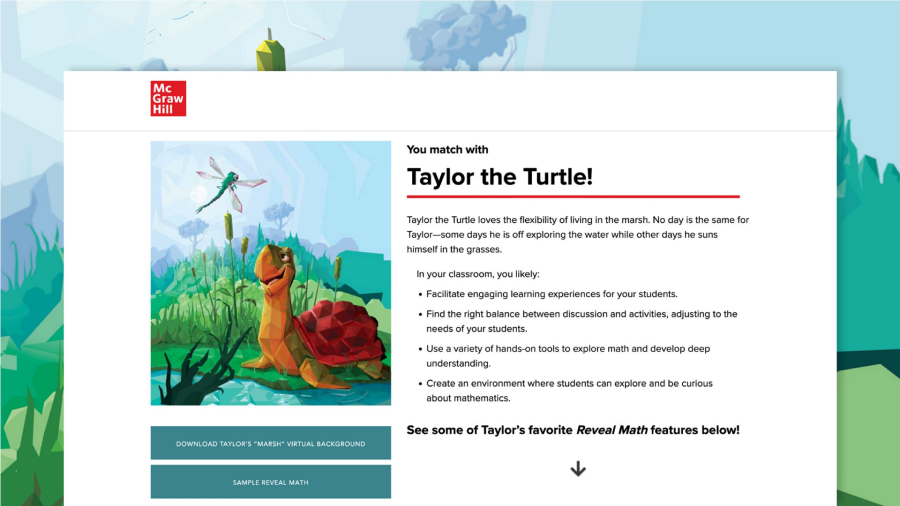 Screenshot of the McGraw Hill assessment experience