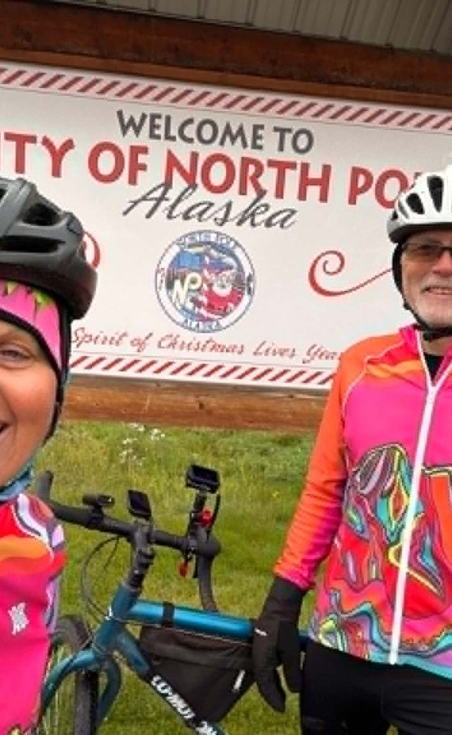 Alchemy of Ride jersey at North Pole, Alaska