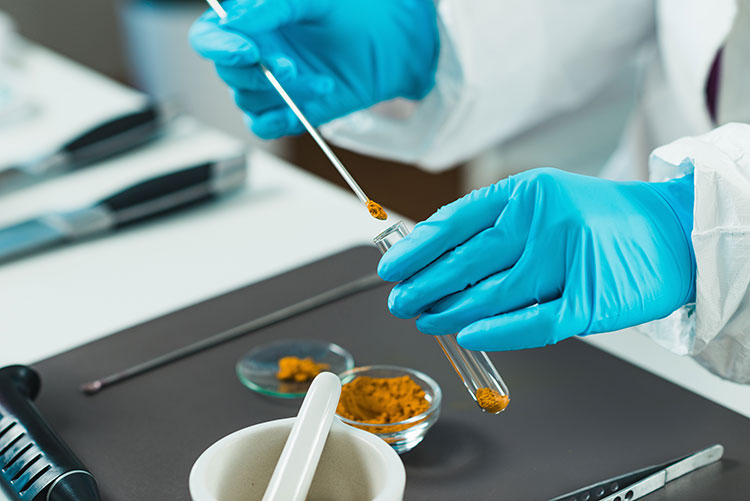 Curcumin testing laboratory