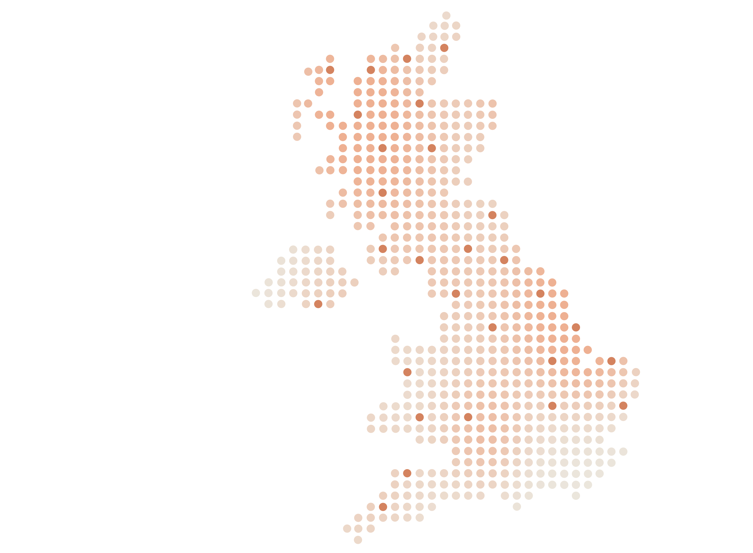 Map of Function scan locations across the UK