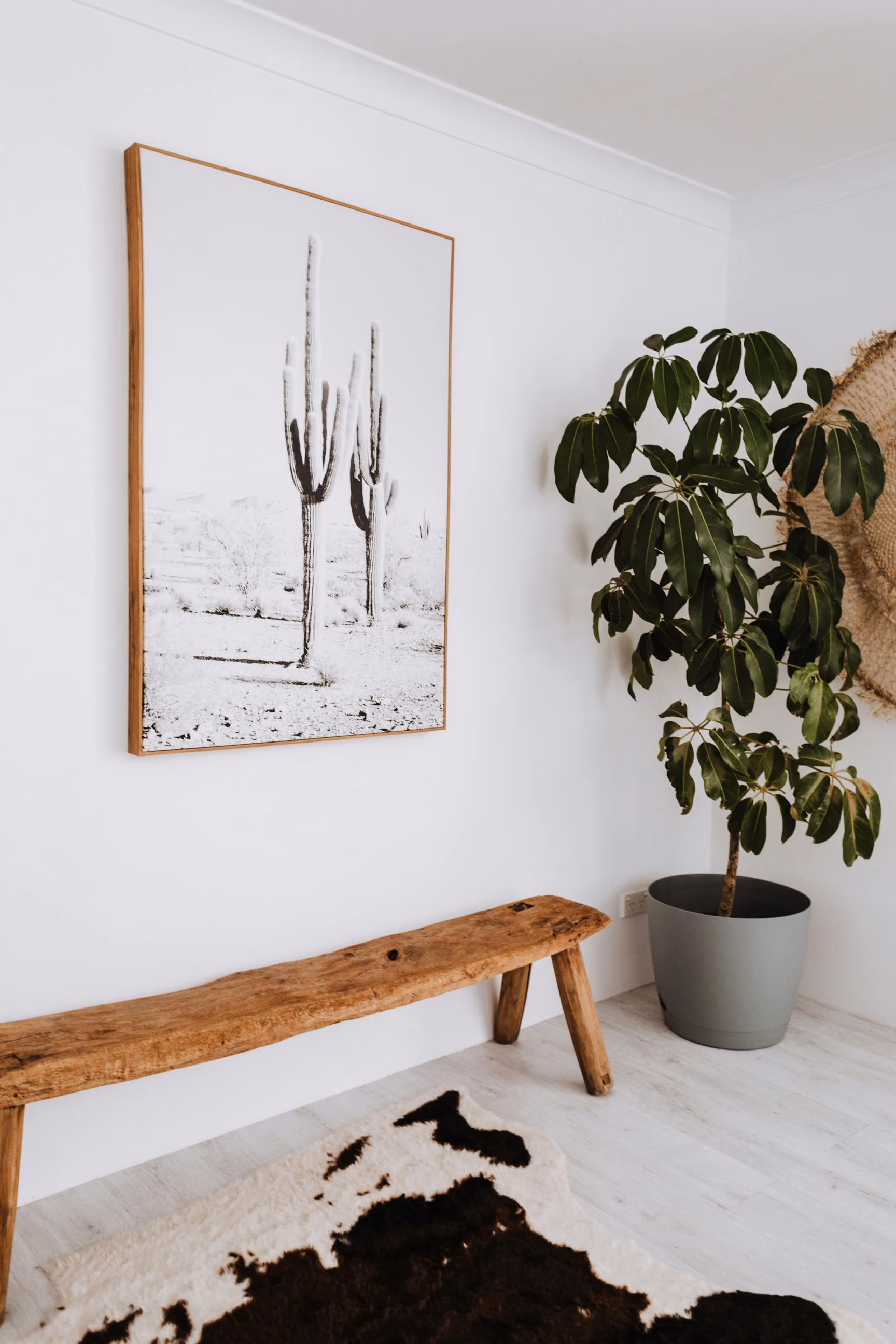 Bench and Artwork Stock Image