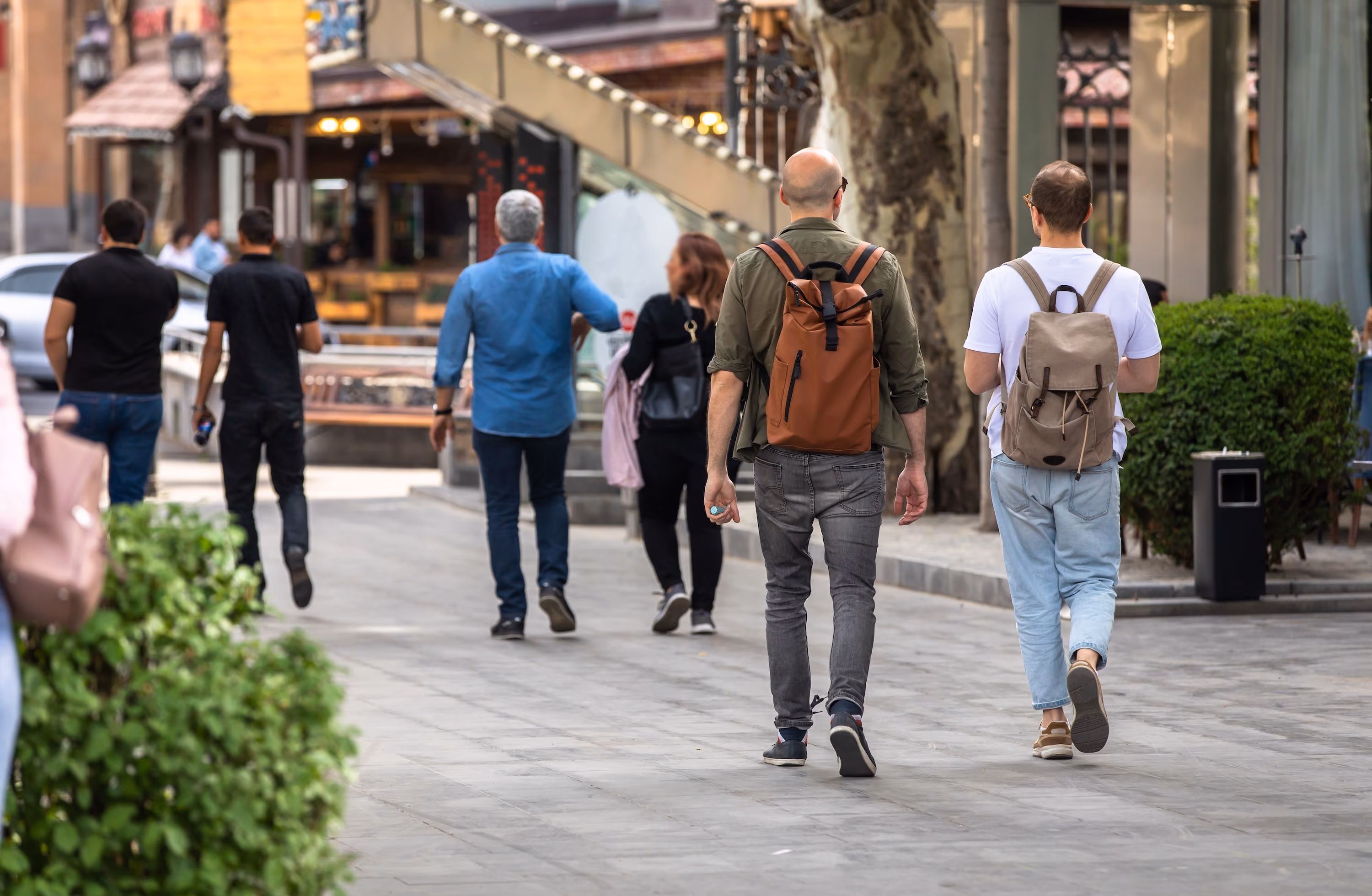 People Walking Stock Image
