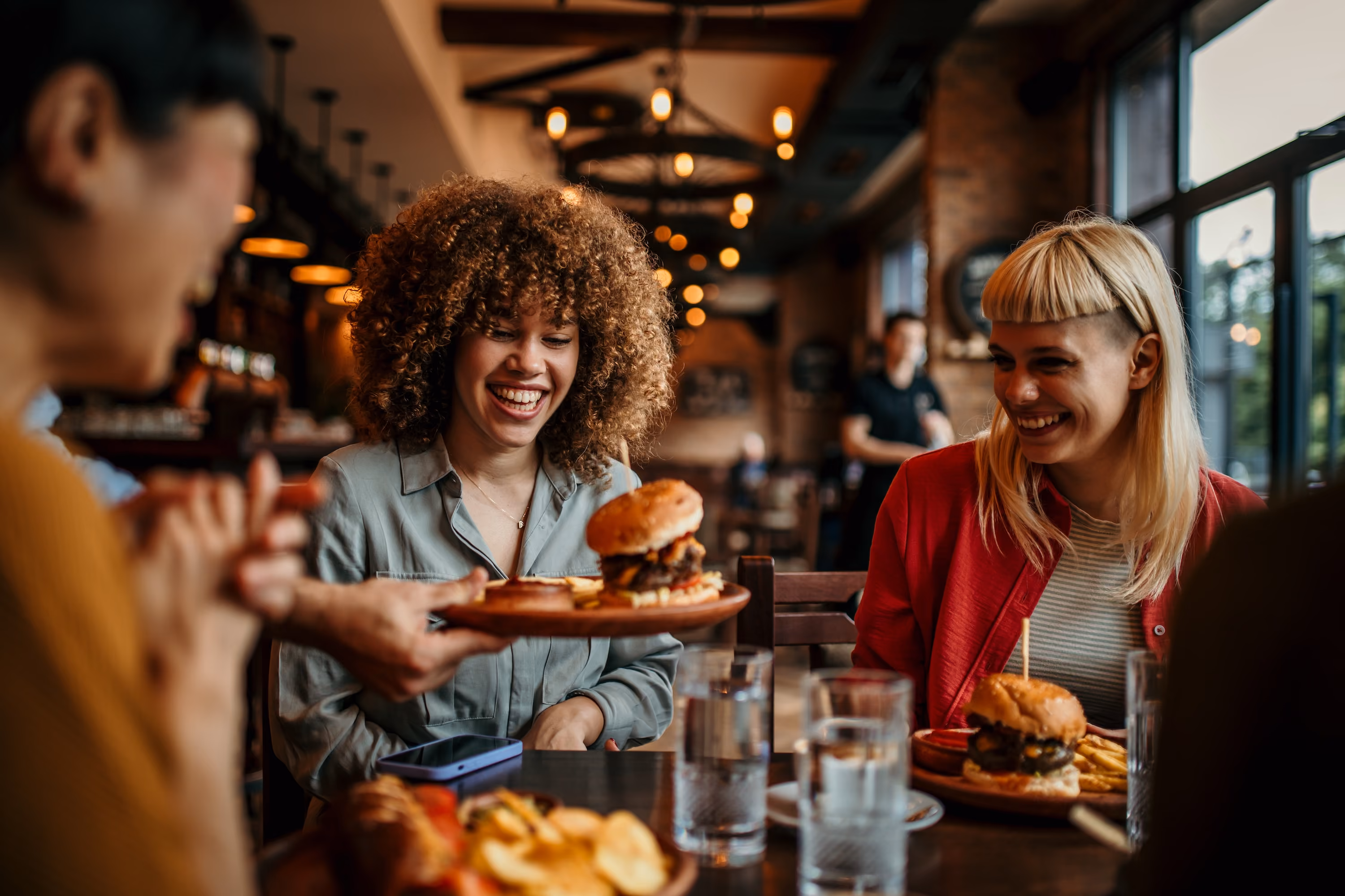 People Eating Stock Image