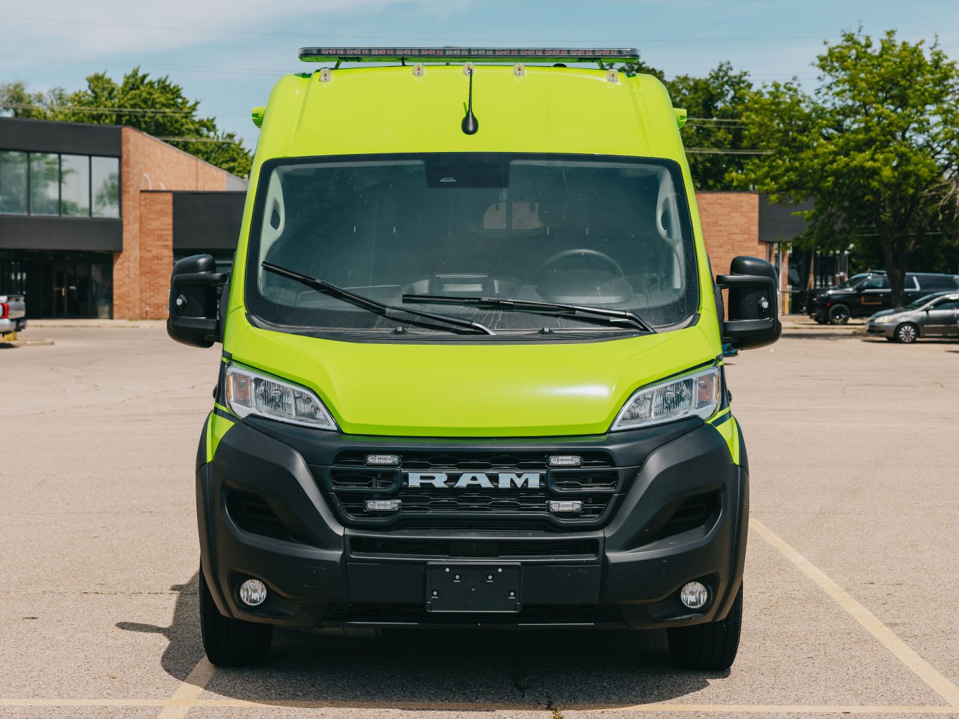 Stark County Emergency Medical Services ambulance parked outdoors